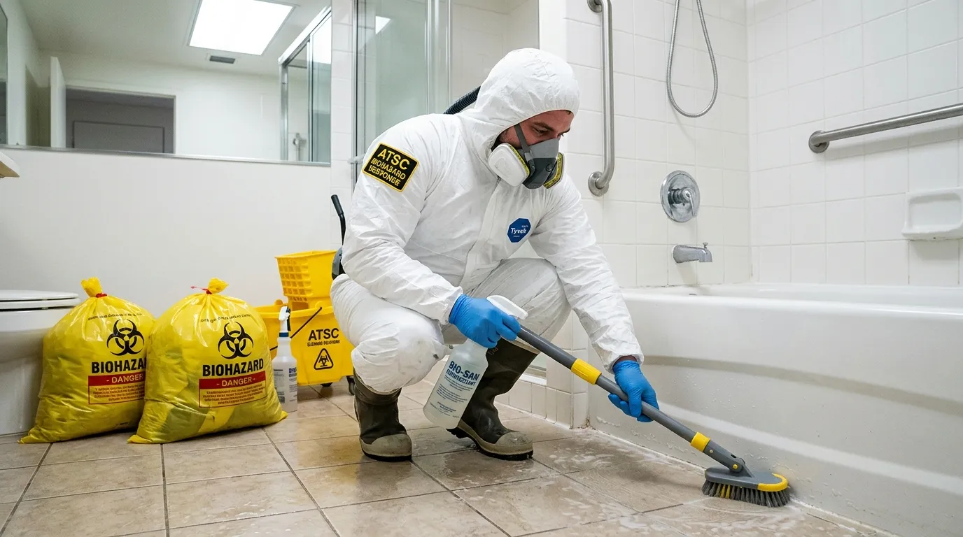 Decontamination equipment deployed for Blood Cleanup in Glen